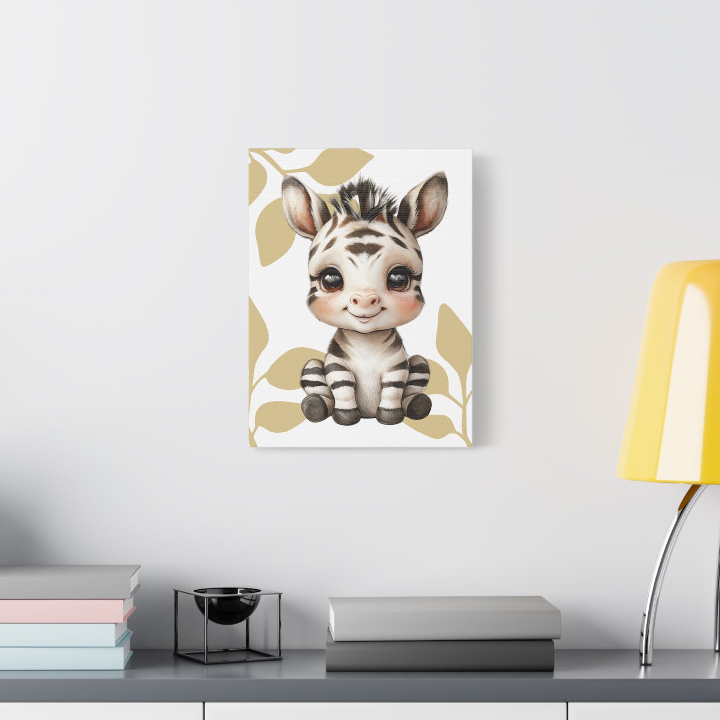 Canvas Print - Baby Zebra Illustration